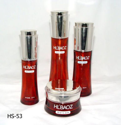 Σφραγίδα και βάζα από γυαλί καλλυντικών με παγωμένη γαλακτοσυστατική 100ML 50ML 30ML