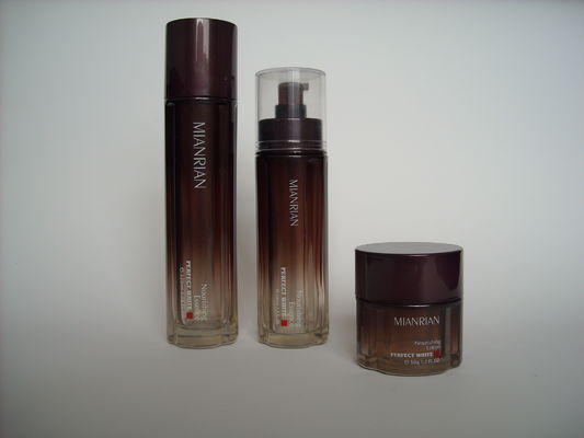 Κενά καλλυντικά μπουκάλια γυαλιού Appliqué cOem 120ML 35ML 50G 30G για την κρέμα ματιών λοσιόν