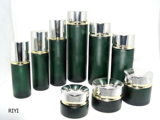 Χρωματιστές κενές γαλακτοκομικές μπουκάλες και βάζα γυαλιού με γαλακτοκομικό ελαστικό 80ML 40ML